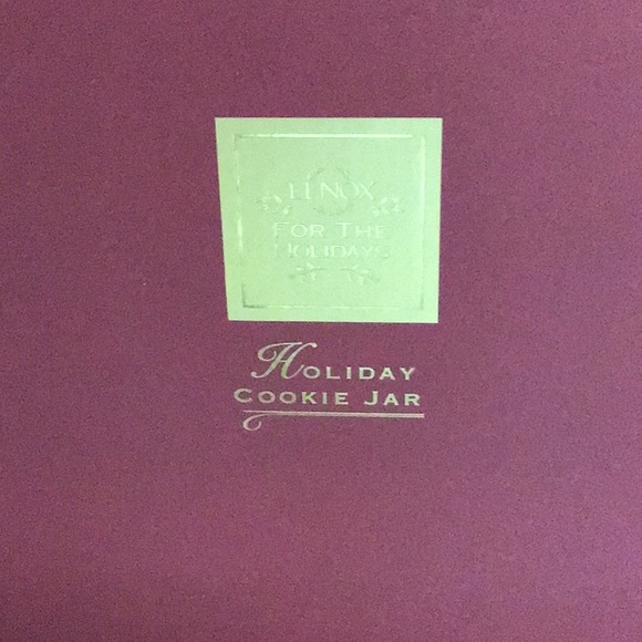 Lenox holiday cookie jar new In original box - Picture 14 of 15